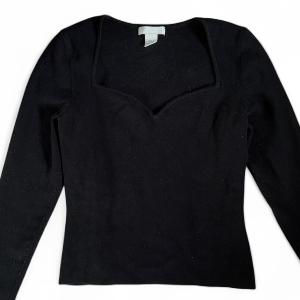 H&M sweetheart top